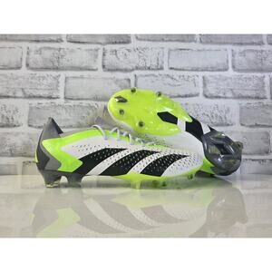 Adidas Predator Accuracy .2 FG Low Soccer Cleats Shoes White GZ0028 Mens Size7.5